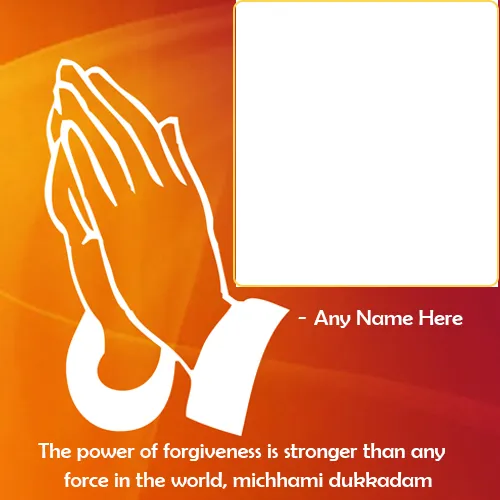 Jain Michhami Dukkadam 2023 Images Card With Name And Photo