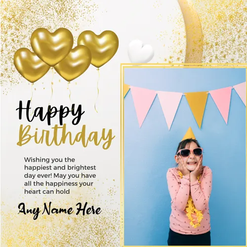 Birthday Wishes Photo Frames Editing Online With Quotes