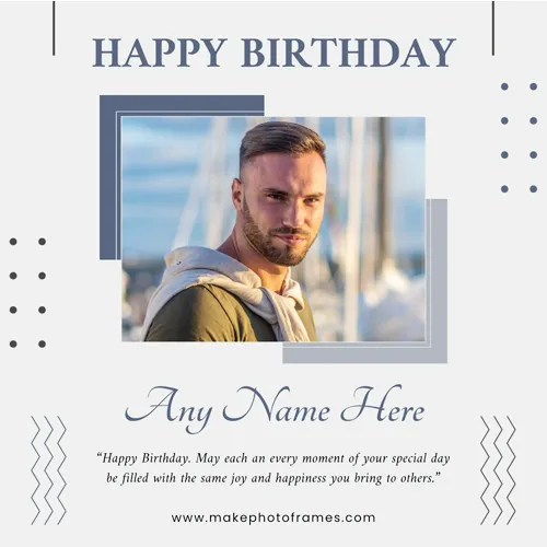 Birthday Card Images With Name And Photo Editor