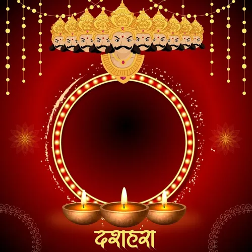 Create Your Own Dussehra 2023 Photo Download Online