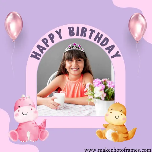 Add Photo To Birthday Frame Editor Online Free Download