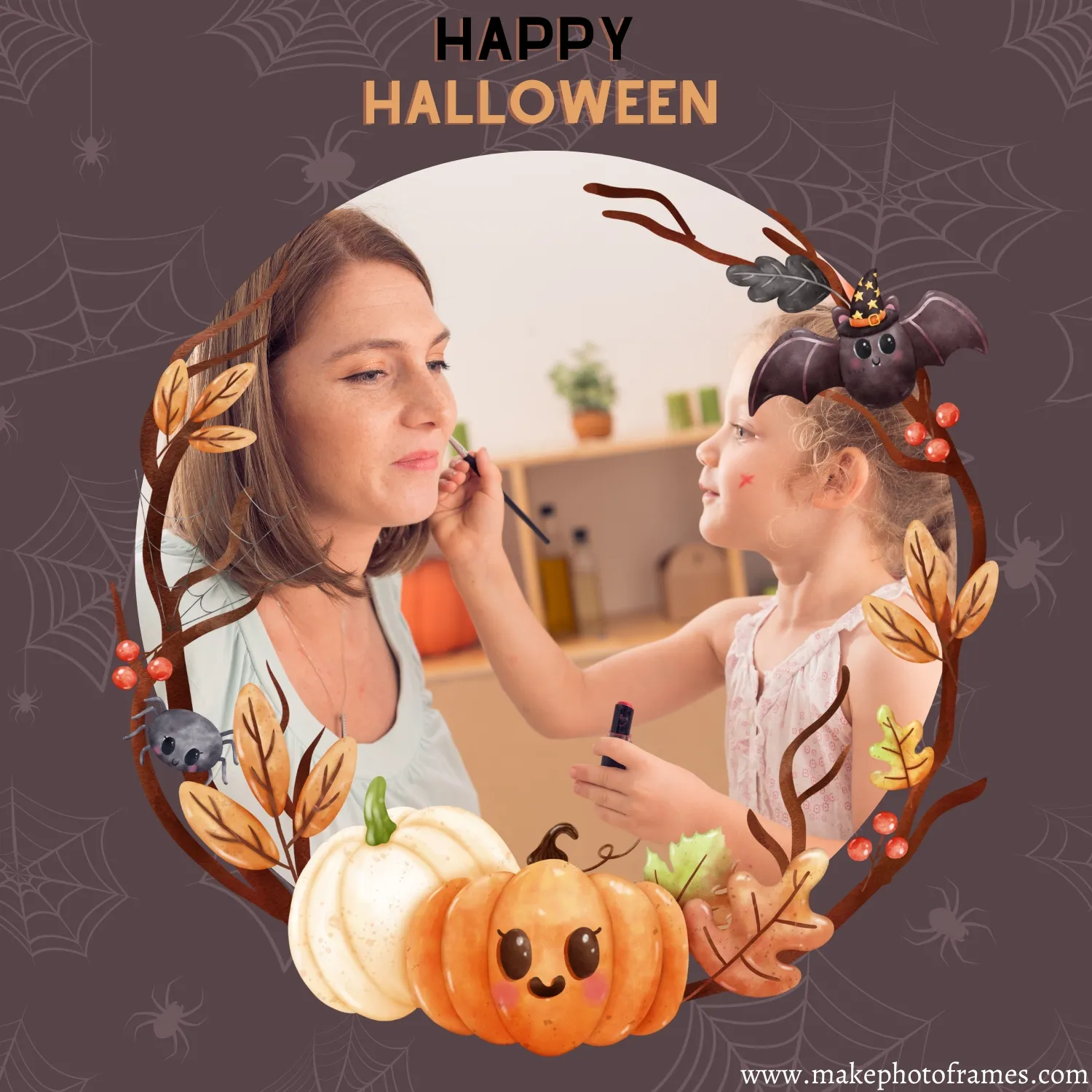 Happy Halloween Photo Frame Template Online Free