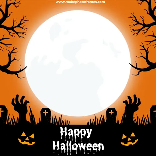 Printable Halloween Photo Frame Online With Photo