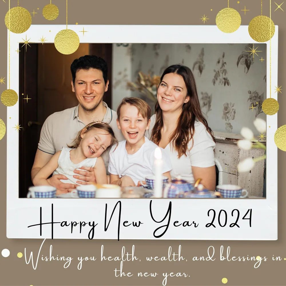 Photo Frame Happy New Year 2024 Wishes Maker Download