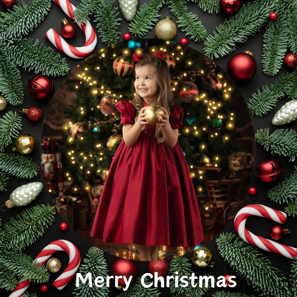 Merry Christmas Digital Photo Frame Free Download