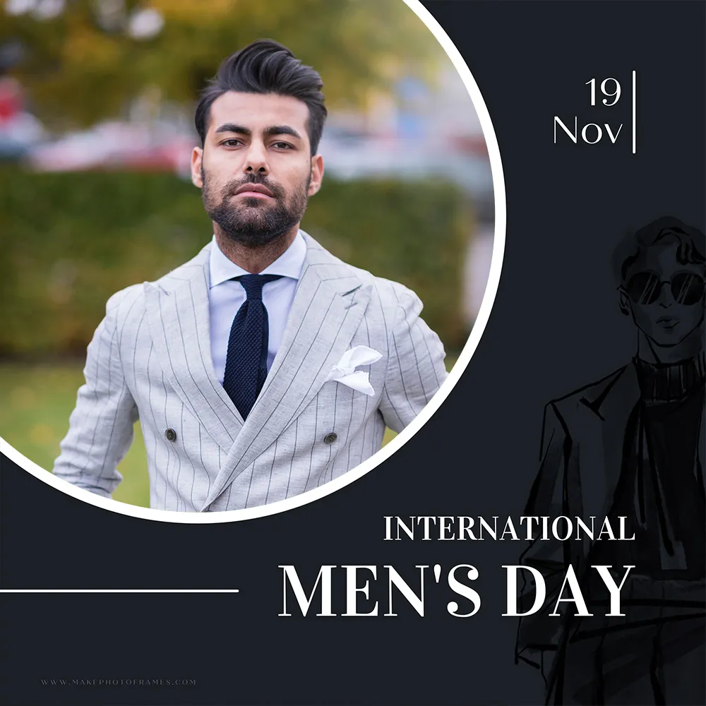 International Men's Day 2023 Wishes Maker With Photo Editing Online