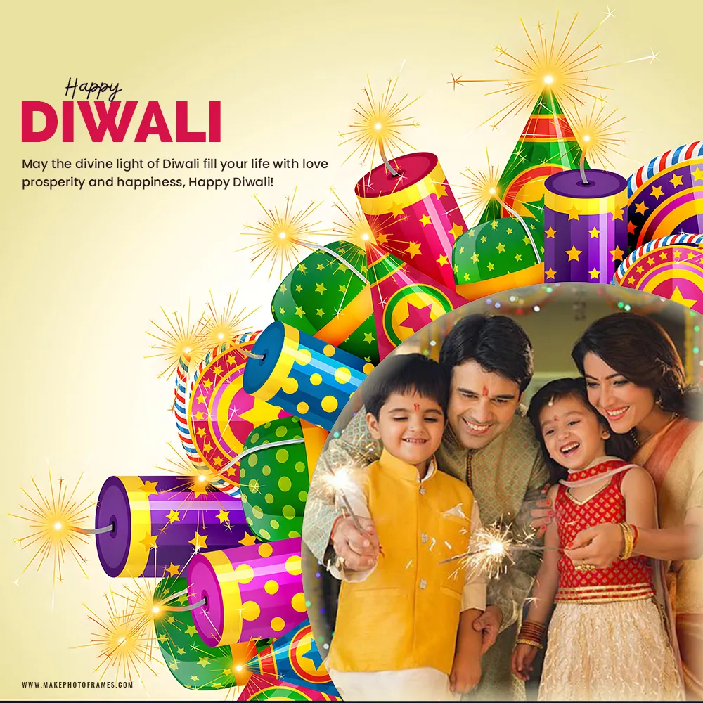 Shubh Diwali 2023 Photo Frame With Add Photo Editing Download