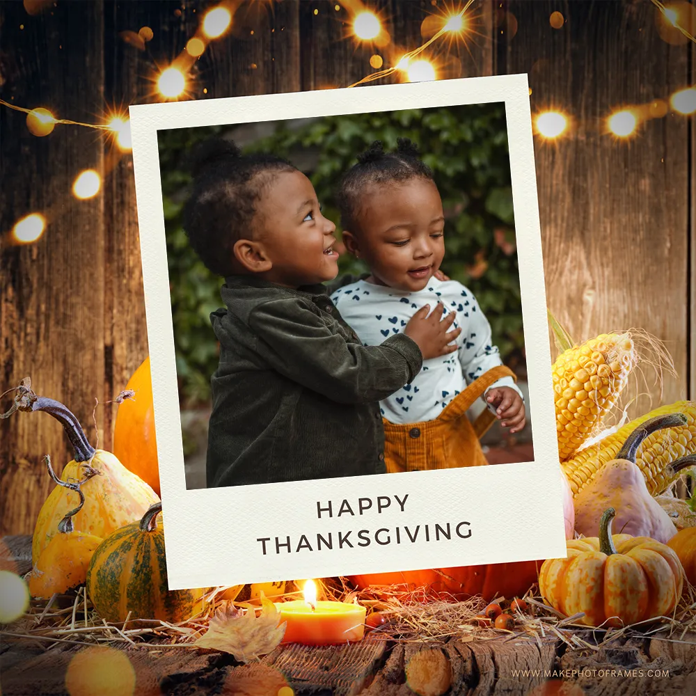 Thanksgiving 2023 Picture Frames With Photo Editing Online