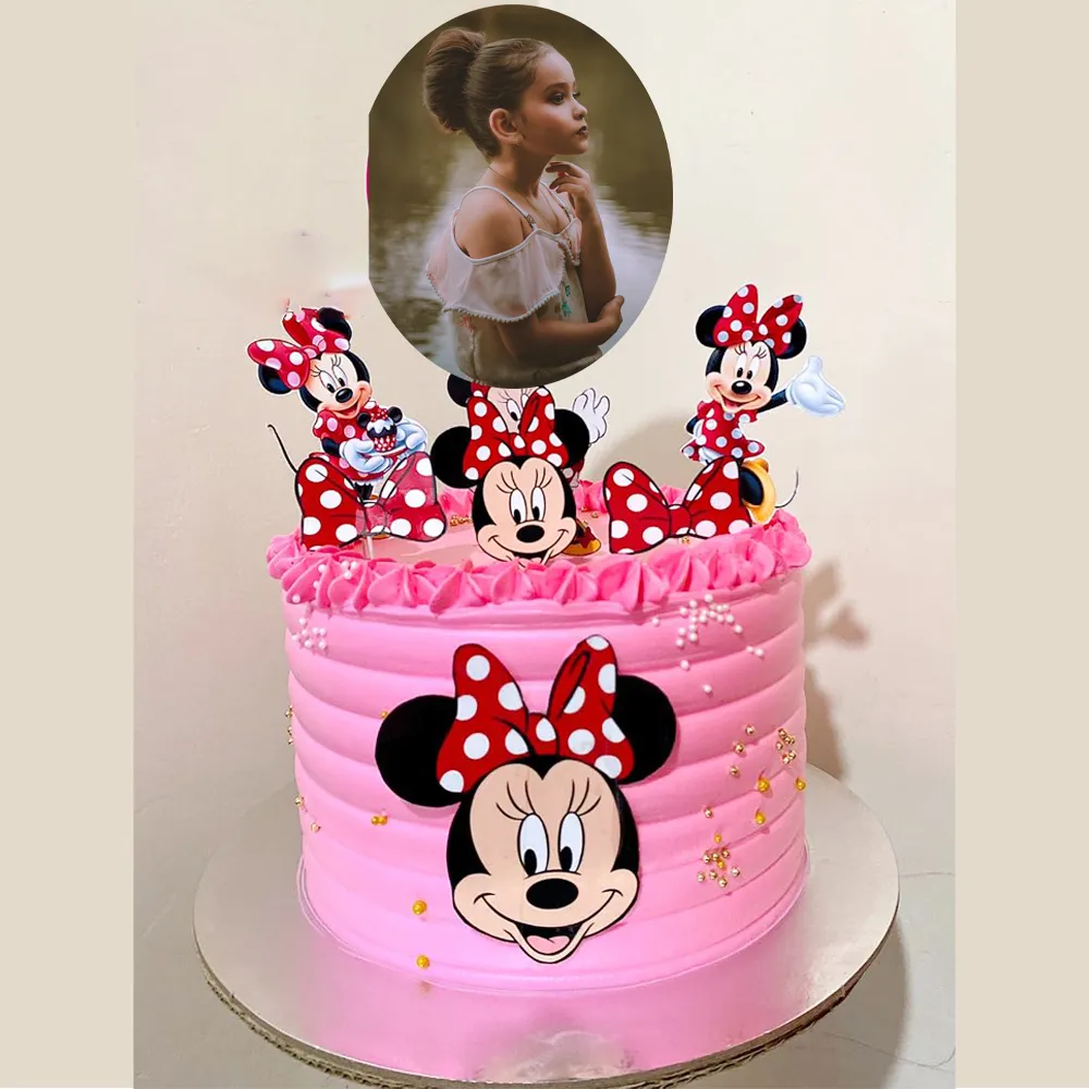 Mickey Mouse Birthday Cake With Photo Images Download