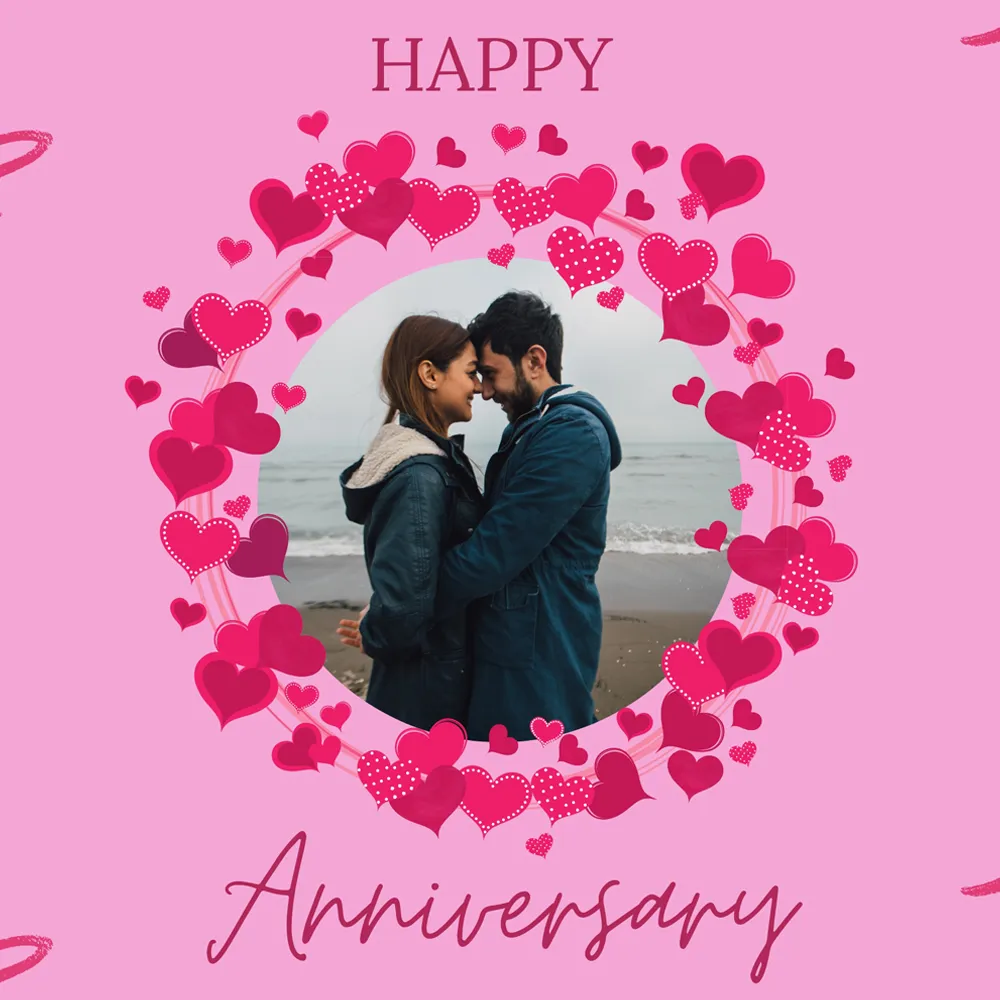 Happy Marriage Anniversary Love Card Images With Photo