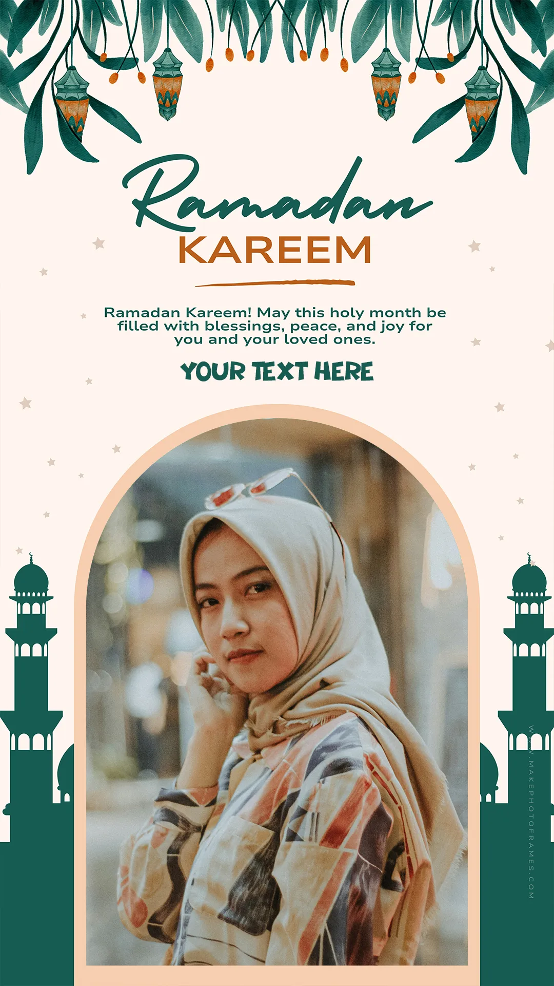 Ramadan Quotes For Instagram Story Photo Frame Template With Name