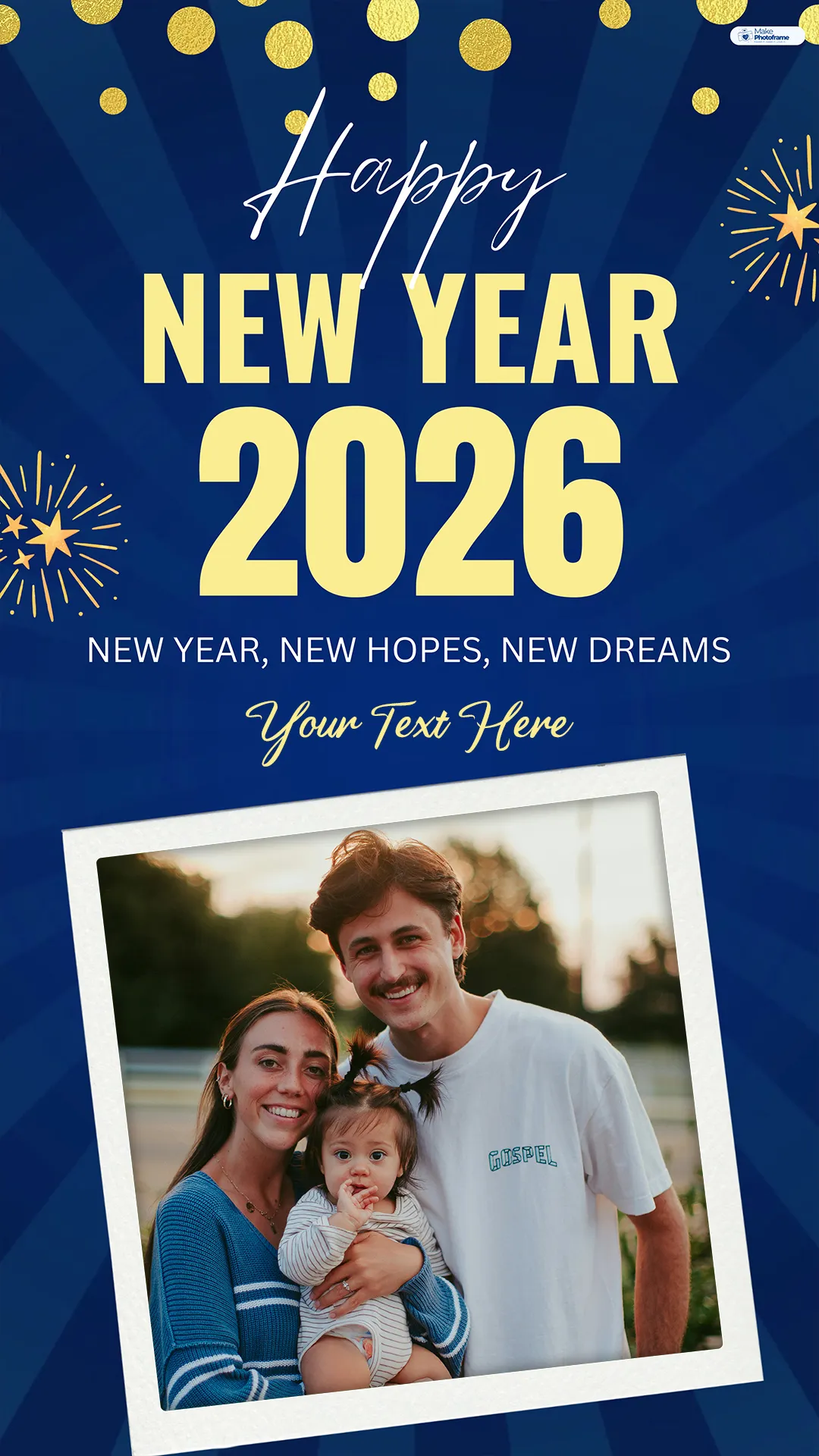 Happy New Year 2026 Image With Name And Photo