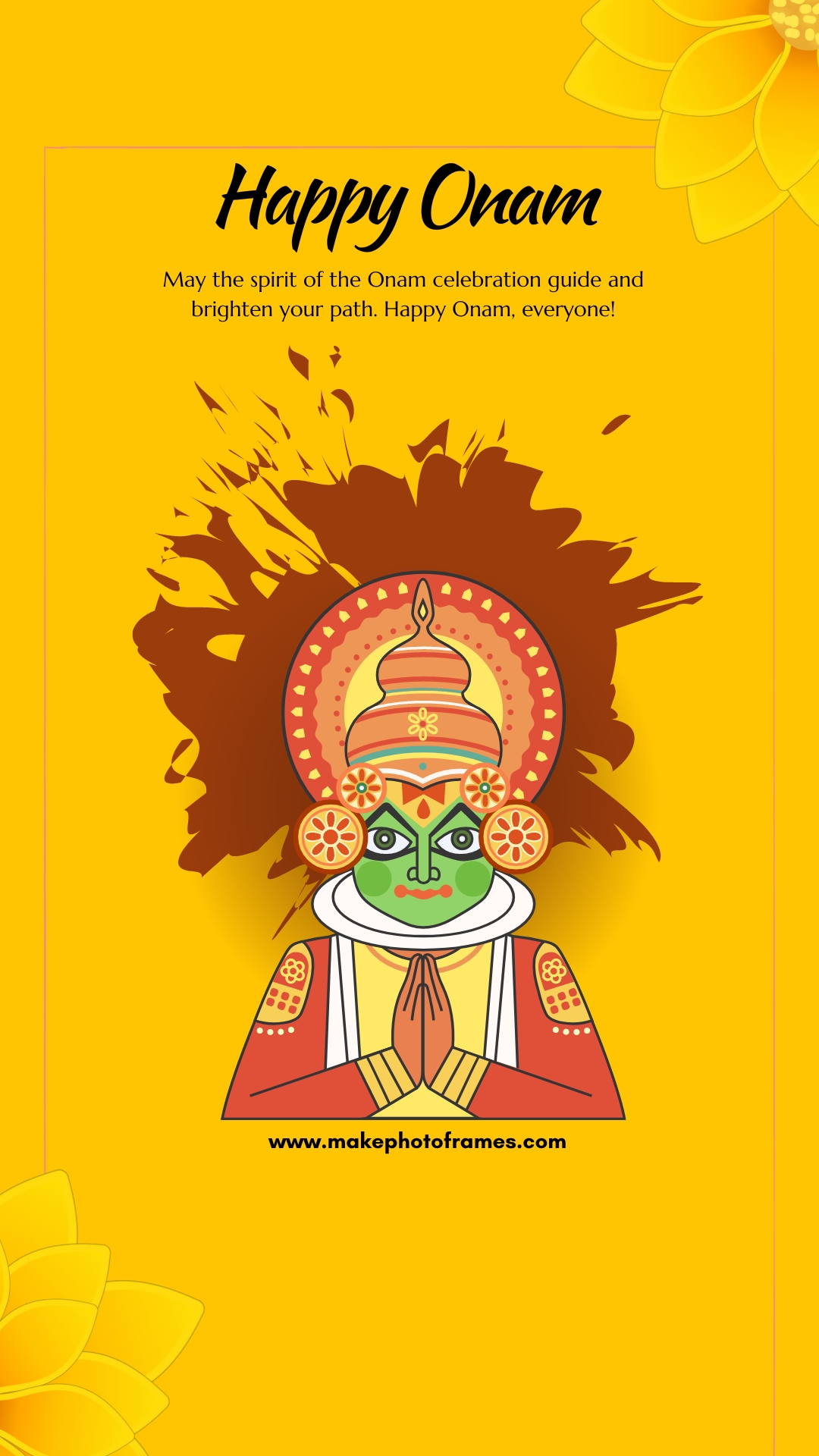 Happy Onam Festival Wishes Photo Frames With Name Editing Online